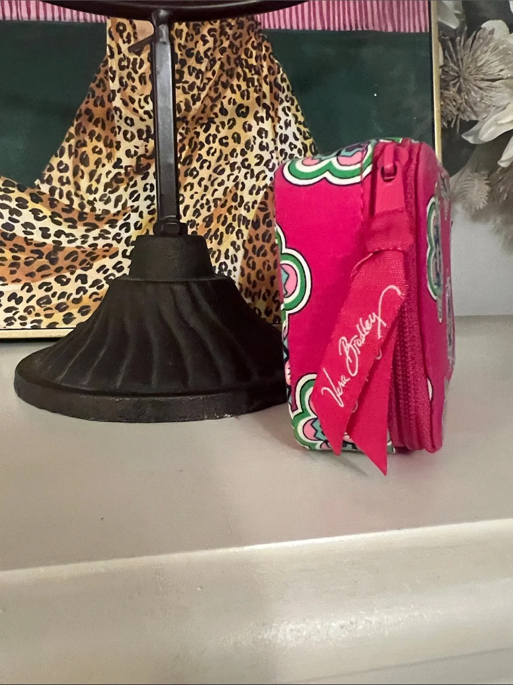 Vera Bradley Pink Floral Medallion Pill Case